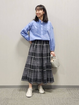 「THE SHOP TK （ザ ショップ ティーケー ）のアイテム」を使った、naraさん（レディース・157cm）の冬コーディネート