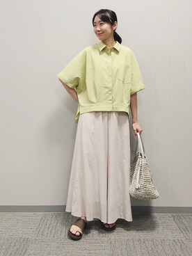 「春夏」｜naraさん（レディース・157cm）の夏コーディネート
