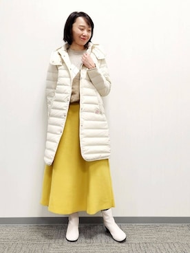 「Vincent et Mireille（バンソンエミレイユ）のアイテム」を使った、naraさん（レディース・158cm）の秋コーディネート