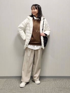 naraさん（レディース・157cm）の冬コーディネート