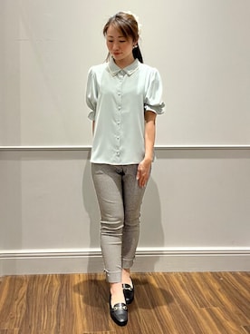 「esche（エッシュ）のアイテム」を使った、とらこさん（レディース・153cm）の春コーディネート