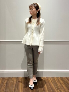 「esche（エッシュ）のアイテム」を使った、とらこさん（レディース・153cm）の春コーディネート