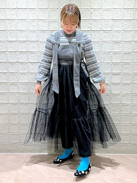 「ESPERANZA（エスペランサ）のアイテム」を使った、TAKAさん（レディース・159cm）の春コーディネート