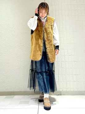 「ESPERANZA（エスペランサ）のアイテム」を使った、TAKAさん（レディース・159cm）の春コーディネート