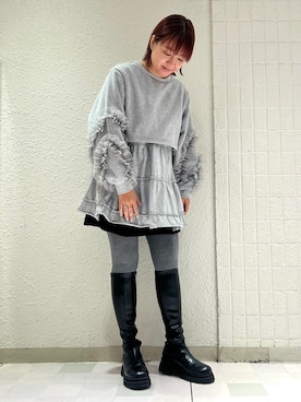 TAKAさん(レディース・160cm)の冬コーディネート