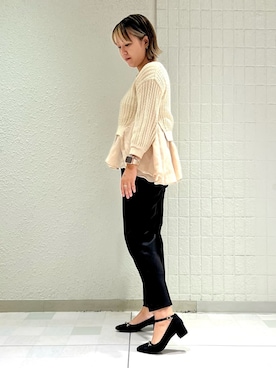 「ESPERANZA（エスペランサ）のアイテム」を使った、TAKAさん（レディース・159cm）の秋コーディネート