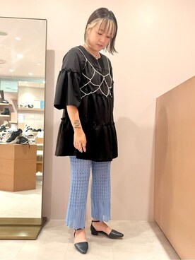 「ESPERANZA（エスペランサ）のアイテム（パンプス）」を使った、TAKAさん（レディース・159cm）の秋コーディネート
