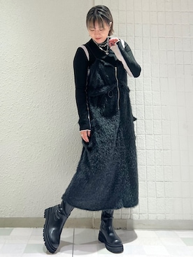 TAKAさん（レディース・159cm）の冬コーディネート