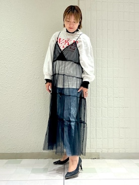 「ESPERANZA（エスペランサ）のアイテム」を使った、TAKAさん（レディース・159cm）の春コーディネート