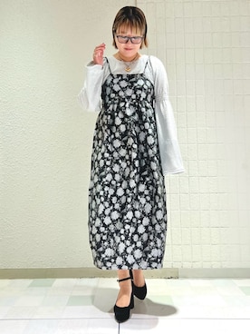 「ESPERANZA（エスペランサ）のアイテム」を使った、TAKAさん（レディース・159cm）の冬コーディネート
