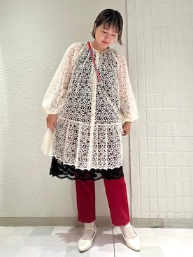 「ESPERANZA（エスペランサ）のアイテム」を使った、TAKAさん（レディース・159cm）の秋コーディネート