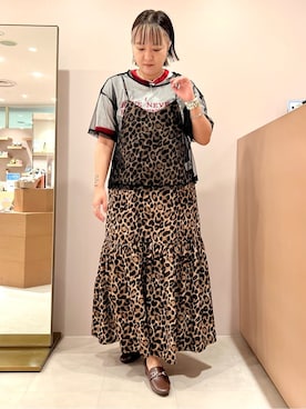 「ESPERANZA（エスペランサ）のアイテム」を使った、TAKAさん（レディース・159cm）の夏コーディネート