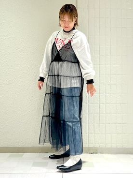 「ESPERANZA（エスペランサ）のアイテム」を使った、TAKAさん（レディース・159cm）の春コーディネート