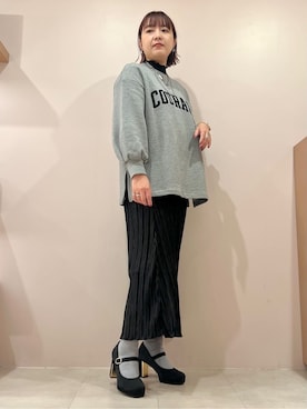 「ESPERANZA（エスペランサ）のアイテム」を使った、TAKAさん（レディース・159cm）の冬コーディネート