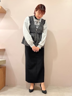 「ESPERANZA（エスペランサ）のアイテム」を使った、TAKAさん（レディース・159cm）の春コーディネート