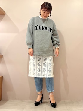 「ESPERANZA（エスペランサ）のアイテム」を使った、TAKAさん（レディース・159cm）の春コーディネート
