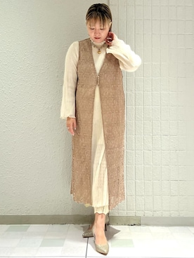 「ESPERANZA（エスペランサ）のアイテム」を使った、TAKAさん（レディース・159cm）の冬コーディネート