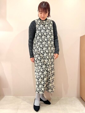 「ESPERANZA（エスペランサ）のアイテム」を使った、TAKAさん（レディース・159cm）の冬コーディネート