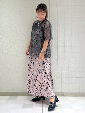 「ESPERANZA（エスペランサ）のアイテム」を使った、TAKAさん（レディース・159cm）の夏コーディネート