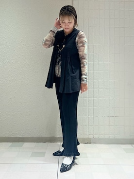 「ESPERANZA（エスペランサ）のアイテム」を使った、TAKAさん（レディース・159cm）の秋コーディネート