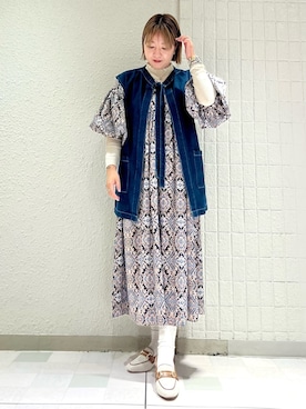 「ESPERANZA（エスペランサ）のアイテム」を使った、TAKAさん（レディース・159cm）の冬コーディネート