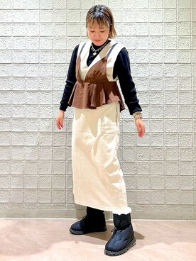 TAKAさん(レディース・159cm)の冬コーディネート