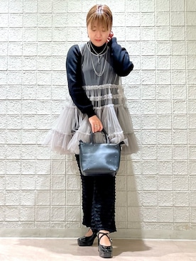 「ESPERANZA（エスペランサ）のアイテム」を使った、TAKAさん（レディース・159cm）の春コーディネート