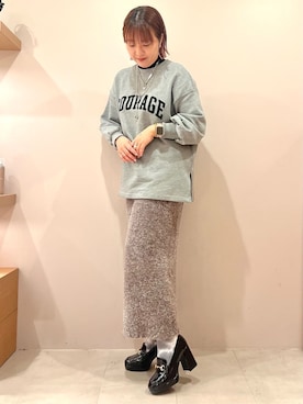 「ESPERANZA（エスペランサ）のアイテム」を使った、TAKAさん（レディース・159cm）の春コーディネート