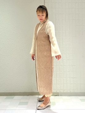 「ESPERANZA（エスペランサ）のアイテム」を使った、TAKAさん（レディース・159cm）の春コーディネート