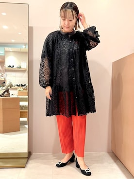 「ESPERANZA（エスペランサ）のアイテム」を使った、TAKAさん（レディース・159cm）の秋コーディネート