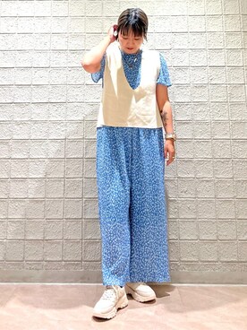 TAKAさん（レディース・159cm）の夏コーディネート