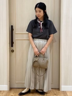 「DRESKIP（ドレスキップ）のアイテム」を使った、ERIさん（レディース・157cm）の秋コーディネート