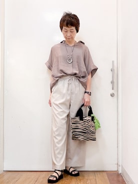 みぃさん(レディース・159cm)の夏コーディネート