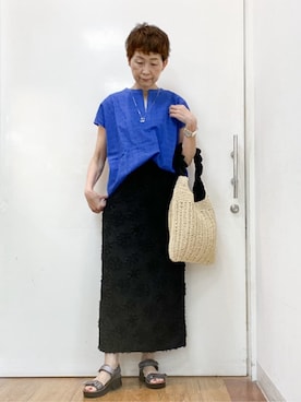 みぃさん（レディース・159cm）の夏コーディネート