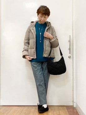 「DRESKIP（ドレスキップ）のアイテム」を使った、みぃさん（レディース・159cm）の冬コーディネート