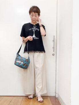 みぃさん（レディース・159cm）の夏コーディネート