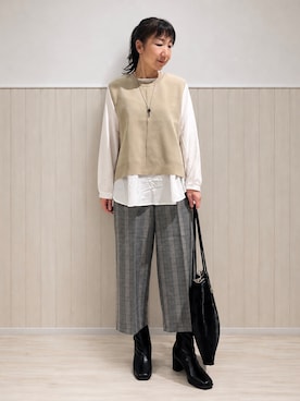 まつみさん(レディース・162cm)の秋コーディネート