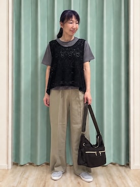 まつみさん（レディース・162cm）の秋コーディネート