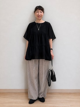 まつみさん（レディース・162cm）の夏コーディネート