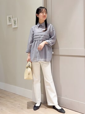 「grove（グローブ）のアイテム」を使った、Mayuさん（レディース・165cm）の春コーディネート