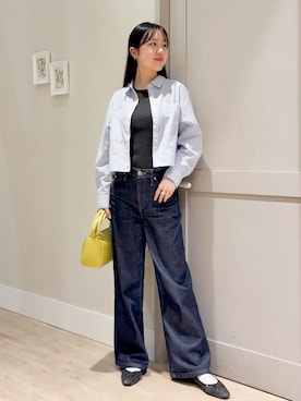 「SOMETHING（サムシング）のアイテム」を使った、Mayuさん（レディース・165cm）の春コーディネート