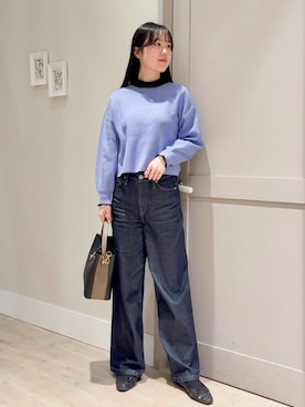 「SOMETHING（サムシング）のアイテム」を使った、Mayuさん（レディース・165cm）の冬コーディネート