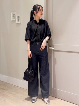 「SOMETHING（サムシング）のアイテム」を使った、Mayuさん（レディース・165cm）の秋コーディネート