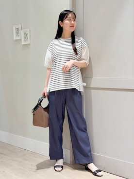 「grove（グローブ）のアイテム」を使った、Mayuさん（レディース・165cm）の夏コーディネート