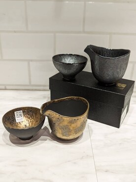 「アイテム（食器）」を使った、シモさん（メンズ・174cm）の冬コーディネート