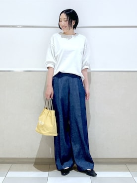 「MINIMUM（ミニマム）のアイテム（ワンピース/ドレス）」を使った、erikoさん（レディース・165cm）の春コーディネート