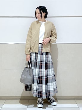 「THE SHOP TK （ザ ショップ ティーケー ）のアイテム」を使った、erikoさん（レディース・165cm）の春コーディネート