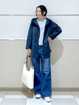 「MINIMUM（ミニマム）のアイテム（スカート）」を使った、erikoさん（レディース・165cm）の冬コーディネート