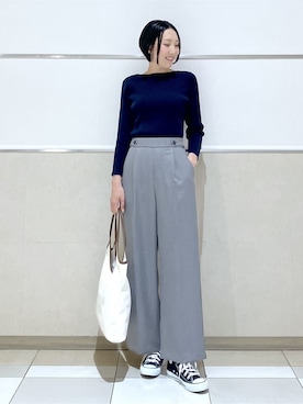 「esche（エッシュ）のアイテム」を使った、erikoさん（レディース・165cm）の冬コーディネート