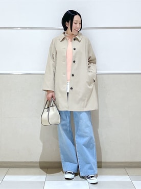 「MINIMUM（ミニマム）のアイテム（スカート）」を使った、erikoさん（レディース・165cm）の冬コーディネート